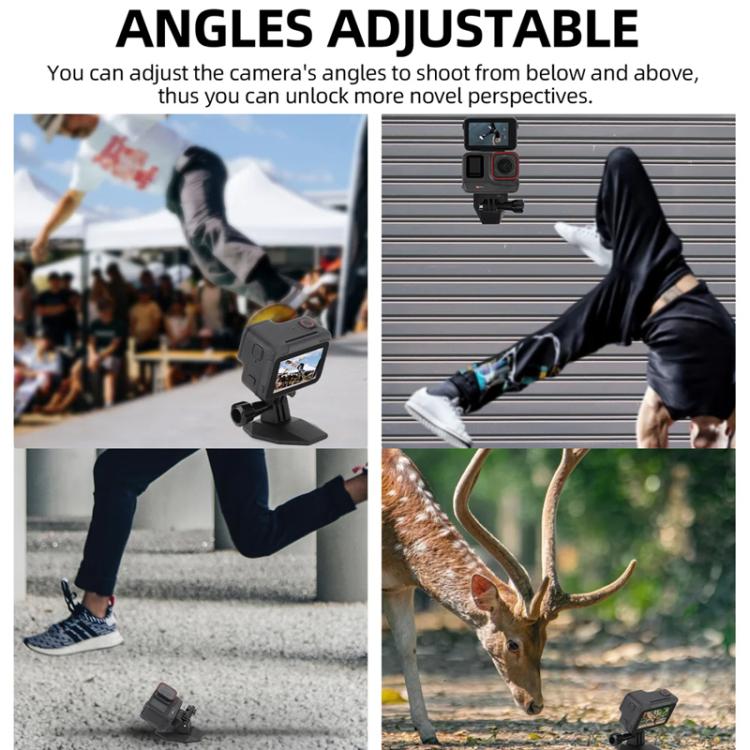 Sunnylife DZ762 Sports Camera Magnetic Dock Expansion Adapter Bracket(Black) - free shipping - PMC TechLife - Order now!