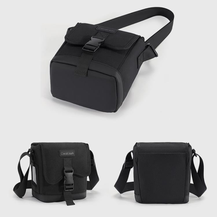 Cwatcun D186 Small Anti-scratch Lightweight Camera Shoulder Bag Camera Portable Crossbody Storage Bag(Black) - free shipping - PMC TechLife - Order now!