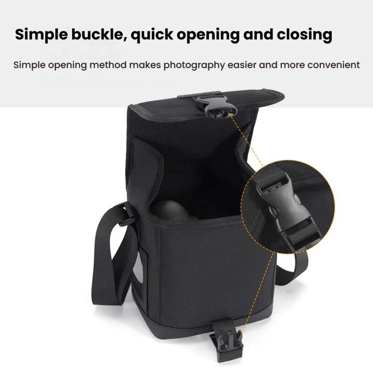 Cwatcun D186 Small Anti-scratch Lightweight Camera Shoulder Bag Camera Portable Crossbody Storage Bag(Black) - free shipping - PMC TechLife - Order now!
