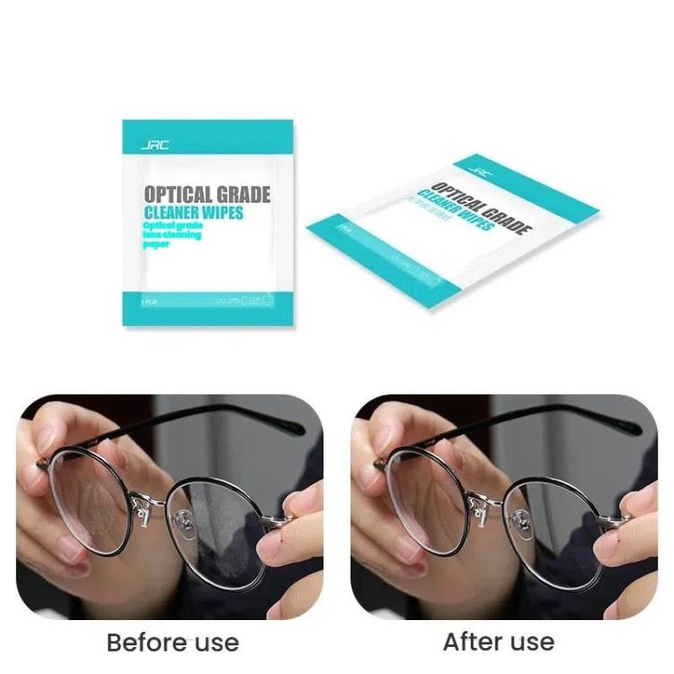 JRC F502 100pcs /Box Cleaning Glasses Paper Cell Phone Screen Cleaning Portable Alcohol Kit - free shipping - PMC TechLife - Order now!