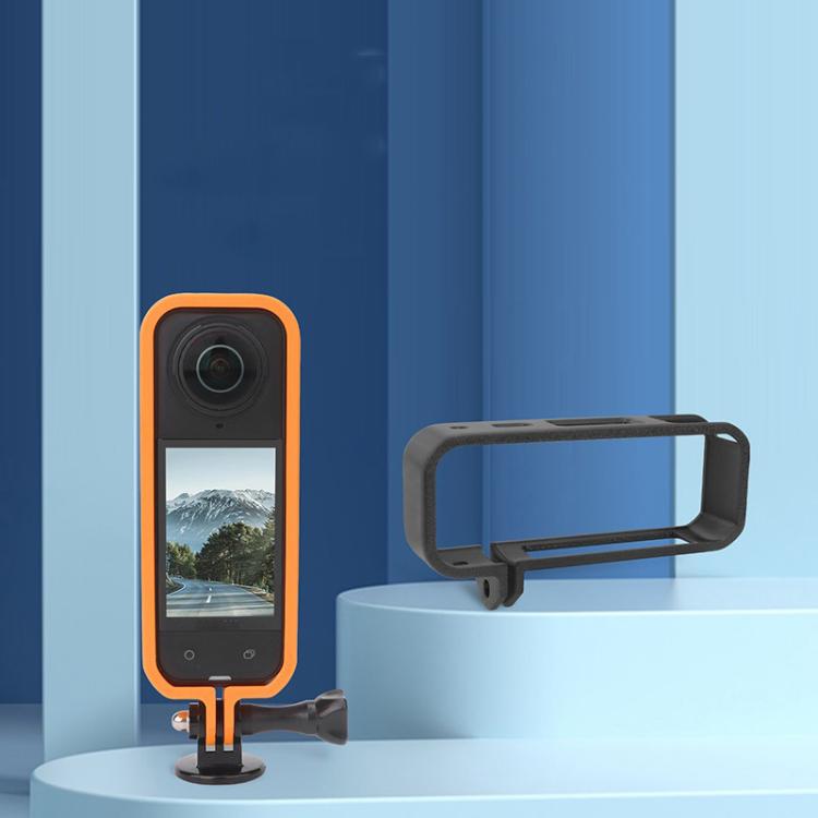 For Insta360 X5 360 Camera CQT Expandable Protective Cage Shockproof Case Vertical Black - free shipping - PMC TechLife - Order now!