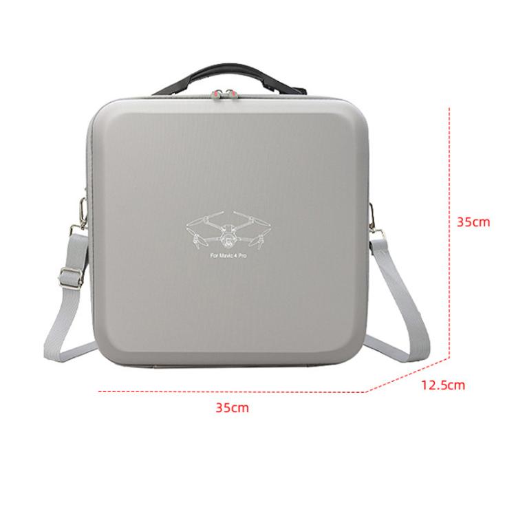 For DJI Mavic 4 Pro Fly More Combo / Creator Combo Carrying Case Durable PU Crossbody Shoulder Bag(Black) - free shipping - PMC TechLife - Order now!