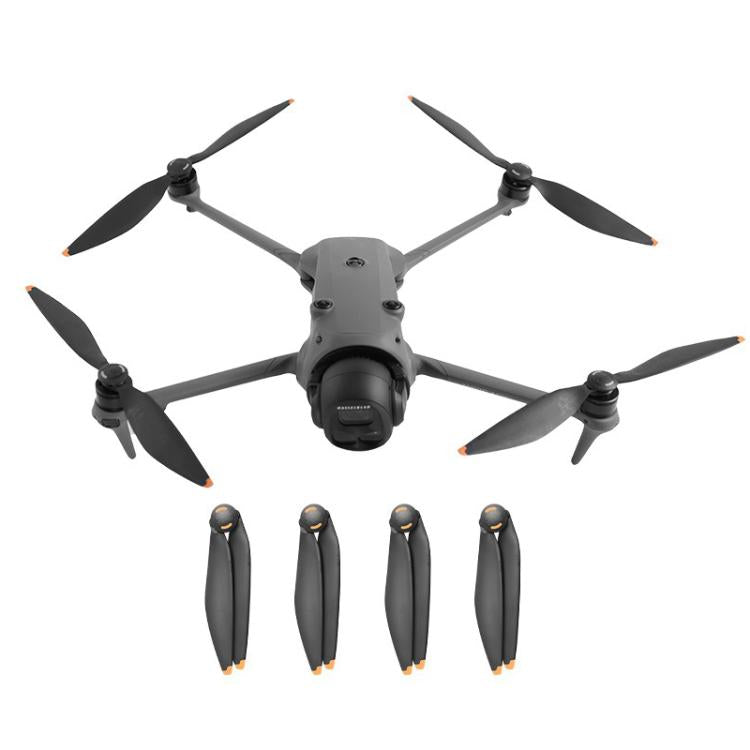 For DJI Mavic 4 Pro Drone RCSTQ Low-Noise Quick-Release Propellers Replacement Blades(Black Orange) - free shipping - PMC TechLife - Order now!