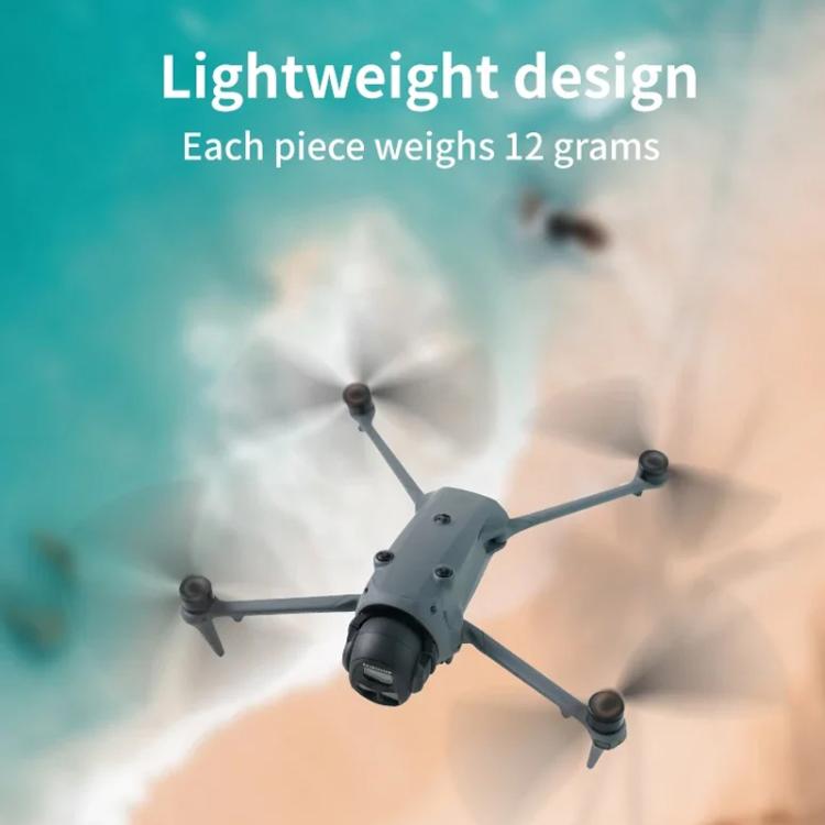 For DJI Mavic 4 Pro Drone RCSTQ Low-Noise Quick-Release Propellers Replacement Blades(Black Orange) - free shipping - PMC TechLife - Order now!