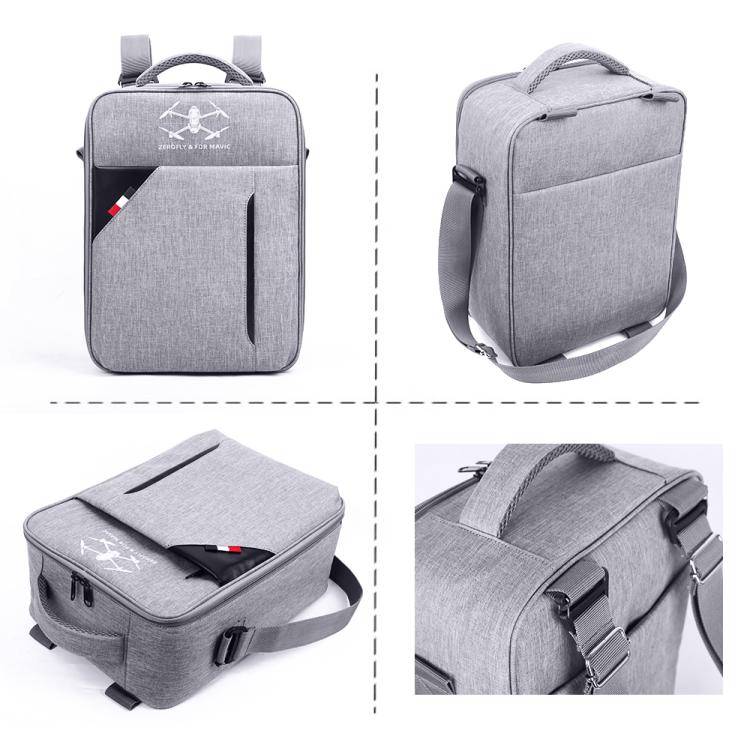 For DJI Mavic 4 Pro / RC 2 Backpack Shoulder Bag EVA Carrying Case(Gray) - free shipping - PMC TechLife - Order now!