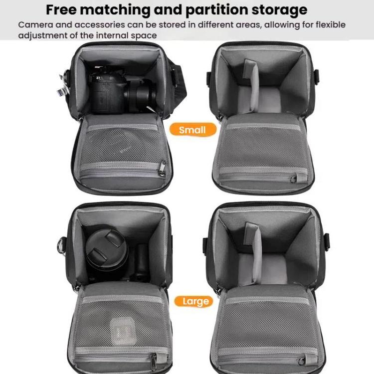 Cwatcun D1 Small Lightweight Portable Leather Film Material Camera Crossbody Bag - free shipping - PMC TechLife - Order now!