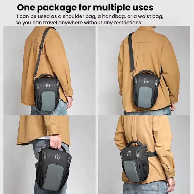 Cwatcun D1 Large Lightweight Portable Leather Film Material Camera Crossbody Bag - free shipping - PMC TechLife - Order now!