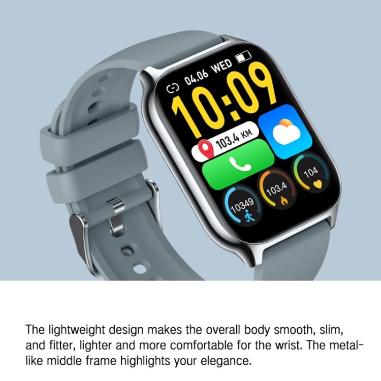 Blood Oxygen / Sleep / Heart Rate Health Monitoring Smart Watch Square Sports Double Strap Watch(Black Steel+Silicone Black) - free shipping - PMC TechLife - Order now!