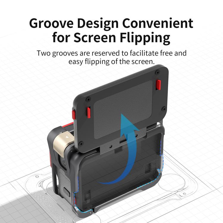 For Insta360 Ace Pro 2 / Ace Pro Camera AMagisn Quick Release Metal Cage Horizontal & Vertical Shooting Protective Frame(Black) - free shipping - PMC TechLife - Order now!