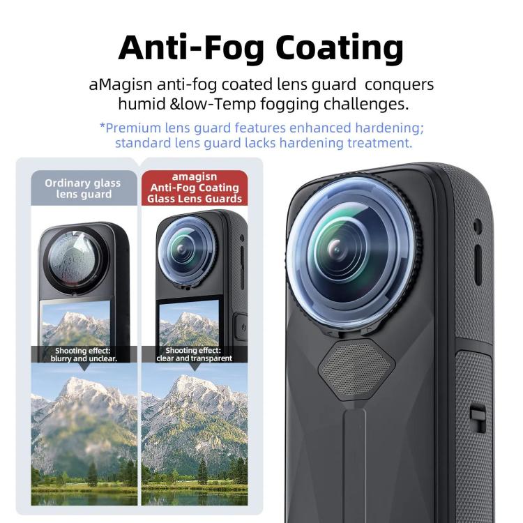 For Insta360 X5 Camera aMagisn Lens Guard Protector Detachable Anti-Scratch Glass Cover Standard Edition - free shipping - PMC TechLife - Order now!