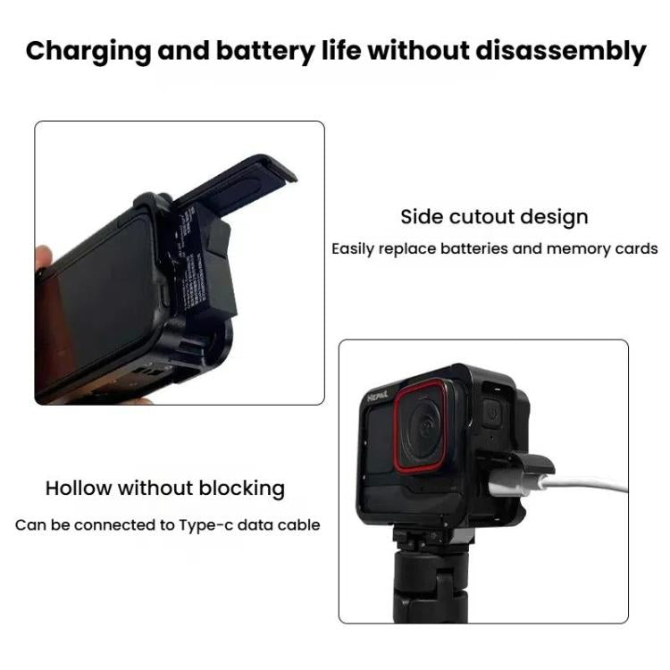 For Insta360 Ace HEPAIL AC-25 Metal Rabbit Cage Camera Frame Accessories - free shipping - PMC TechLife - Order now!