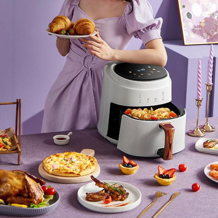 8L Air Fryer Household Multi-Function Large Capacity Oil-Free Electric Fryer, Color: Black EU Plug - free shipping - PMC TechLife - Order now!