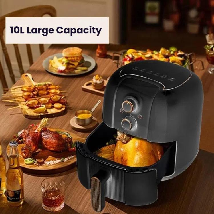 10L Large Capacity Air Fryer Multifunctional Electric Fryer French Fry Maker, EU Plug, Style: Dual-control Mechanical Non-visible - free shipping - PMC TechLife - Order now!
