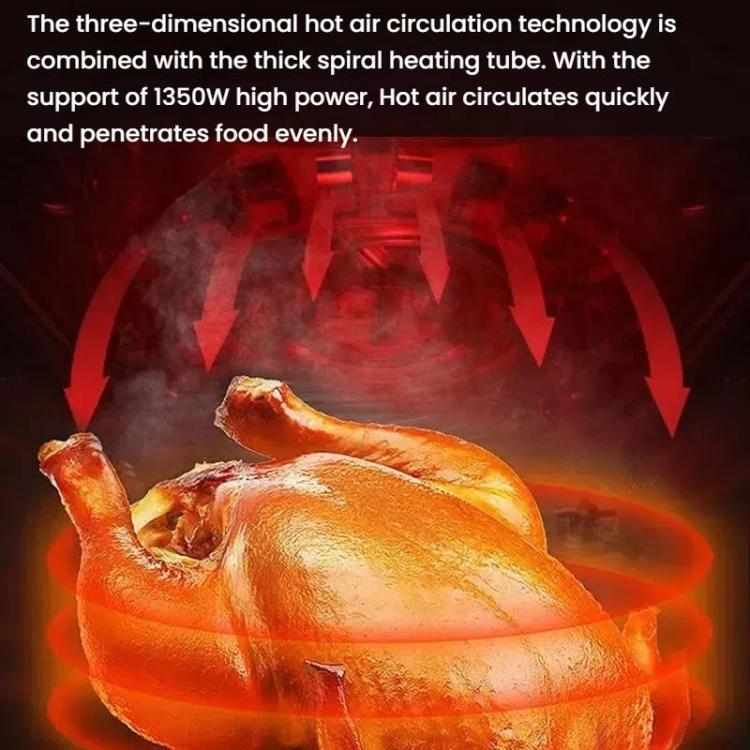 10L Large Capacity Air Fryer Multifunctional Electric Fryer French Fry Maker, EU Plug, Style: Dual-control Mechanical Visible - free shipping - PMC TechLife - Order now!