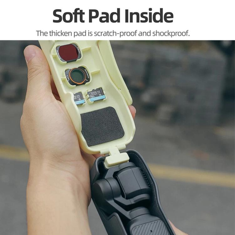 For DJI Osmo Pocket 3 Sunnylife OP3-K990 Protective Cover Body Filter Storage Top Cover Protective Case(Pink) - free shipping - PMC TechLife - Order now!