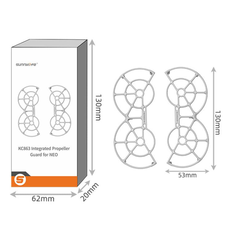 For DJI NEO Sunnylife NE-KC863 Paddle Blade Protective Cover Anti-Collision Ring(Red) - free shipping - PMC TechLife - Order now!