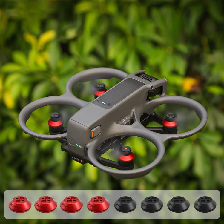For DJI Avata 2 Sunnylife AT2-MD787 Motor Anti-dust Cover Aluminum Alloy Motor Protection Cover(Black) - free shipping - PMC TechLife - Order now!