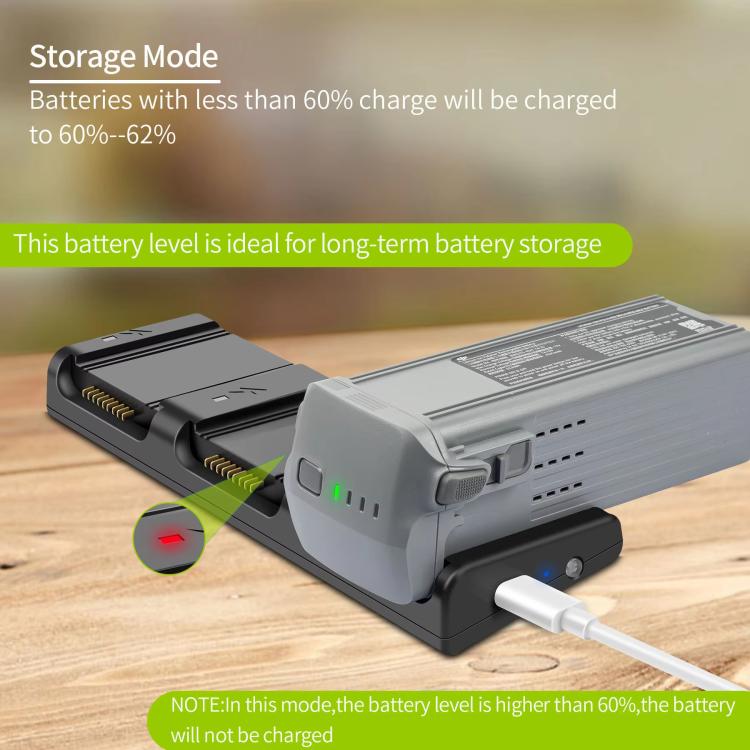 For DJI Air 3/Air 3S Battery Charger YX 3-way Charging Butler Drone Accessories - free shipping - PMC TechLife - Order now!