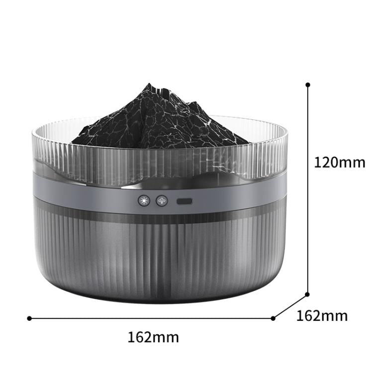 2L Volcanic Essential Oil Diffuser Humidifier Large Capacity Aromatherapy Mist Diffuser Top-Fill Water Tank(White) - free shipping - PMC TechLife - Order now!