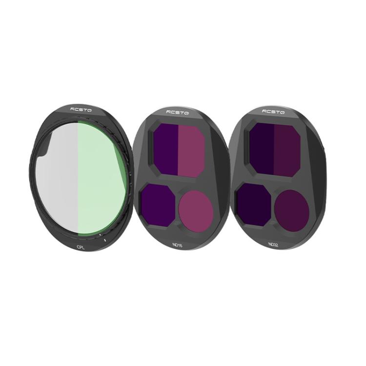 For DJI Mavic 4 Pro RCSTQ Lens Filter, Style: CPL+ND16+ND32 - free shipping - PMC TechLife - Order now!
