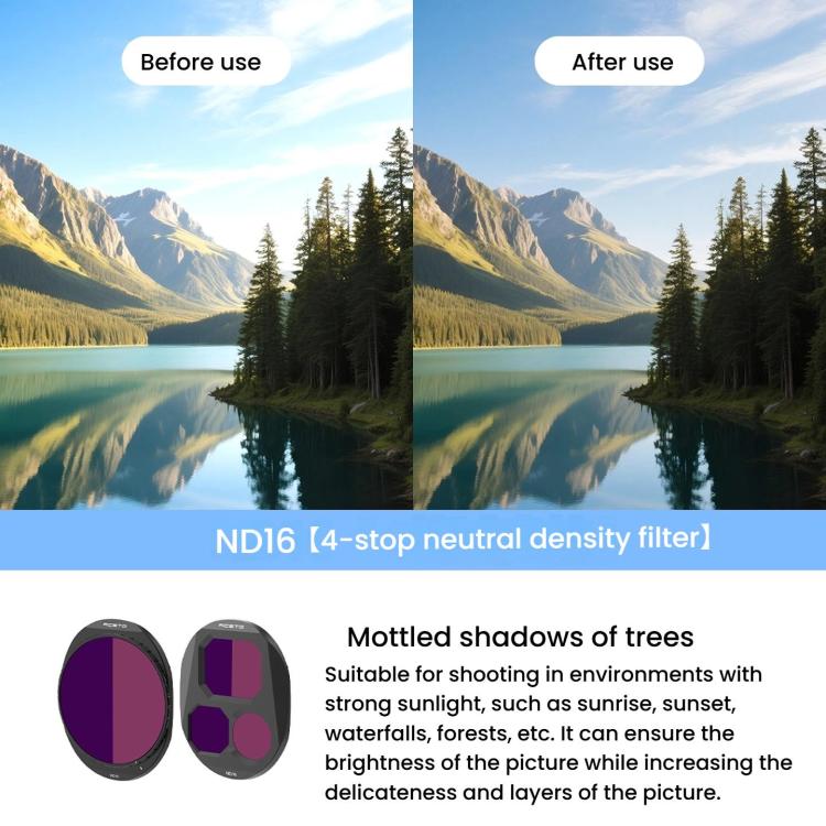 For DJI Mavic 4 Pro RCSTQ Lens Filter, Style: ND8 - free shipping - PMC TechLife - Order now!