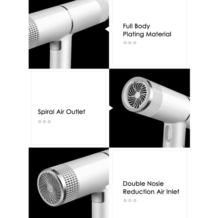 T-Shaped Hair Dryer with Smart Inverter Technology High-Power Blow Dryer for Home & Salon Use US Plug(Black) - free shipping - PMC TechLife - Order now!