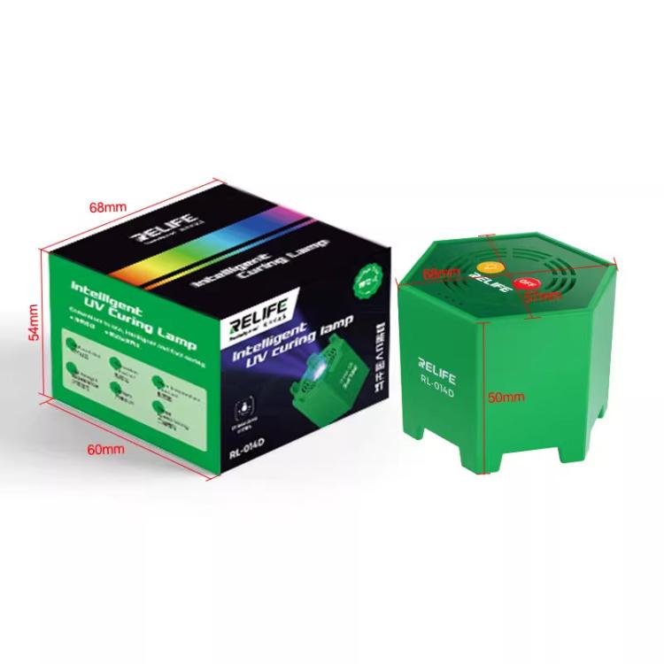 RELIFE RL014D Smart UV Curing Lamp LED Ultraviolet Mobile Phone Repair Shadowless Glue Green Oil Quick-drying Oil Curing Lamp - free shipping - PMC TechLife - Order now!