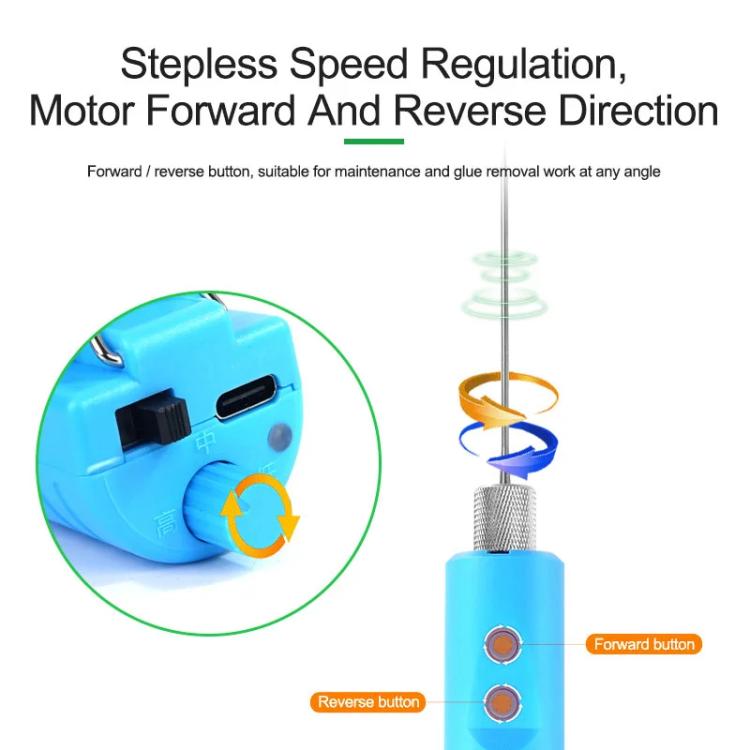 RELIFE RL-056F Wireless Speed Control Integrated Glue Removal Machine Cutting Machine Screen OCA Glue Removal - free shipping - PMC TechLife - Order now!