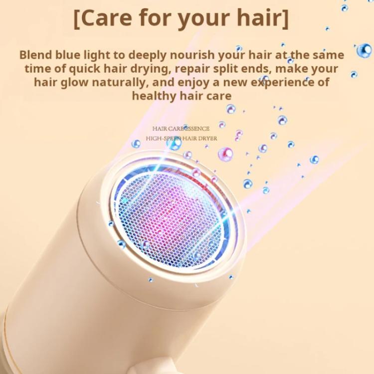 800-1200W High-Speed Hair Dryer with Blue Light Care Foldable & Portable for Travel US Plug(Pink) - free shipping - PMC TechLife - Order now!