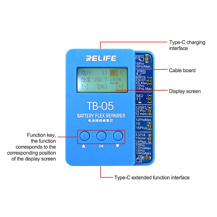 RELIFE TB-05 For iPhone 11-15 Series Battery Cable Repair Instrument - free shipping - PMC TechLife - Order now!