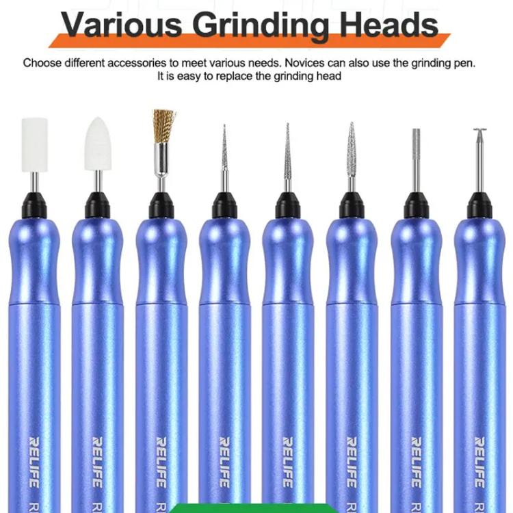 RELIFE RL-068C Smart Rechargeable Grinding Pen Portable Grinding Head Rust Removal Polishing Motherboard Repair Electric Grinder - free shipping - PMC TechLife - Order now!