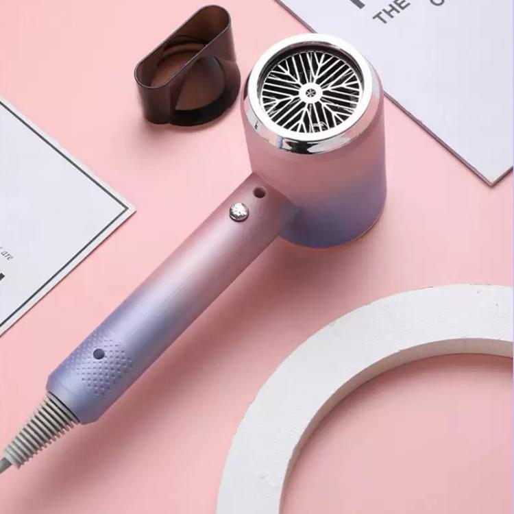High-Speed Hair Dryer Salon & Home Blow Dryer with Blue Light Ionic Technology EU Plug(Gradient Pink) - free shipping - PMC TechLife - Order now!