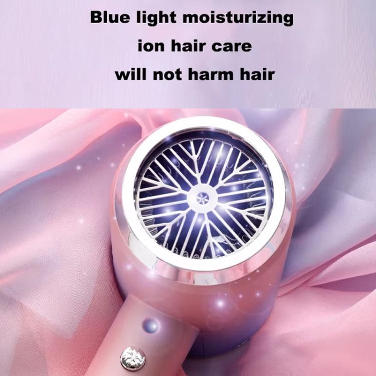 High-Speed Hair Dryer Salon & Home Blow Dryer with Blue Light Ionic Technology UK Plug(Starry Sky Gray) - free shipping - PMC TechLife - Order now!
