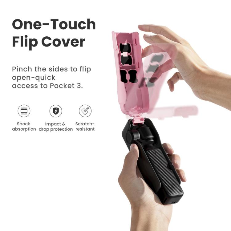 For DJI Osmo Pocket 3 Camera aMagisn Protective Cover Storage Case with 4 Magnetic Filter Slots(Blue) - free shipping - PMC TechLife - Order now!