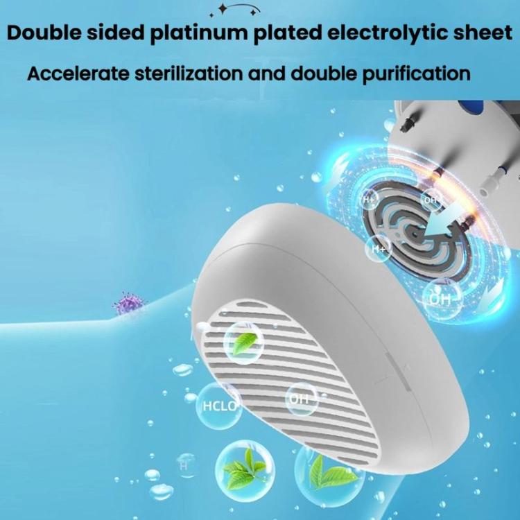 Portable Sterilization Pesticide Residue Removal Fruit Vegetable Cleaning Machine, Size: English(White) - free shipping - PMC TechLife - Order now!
