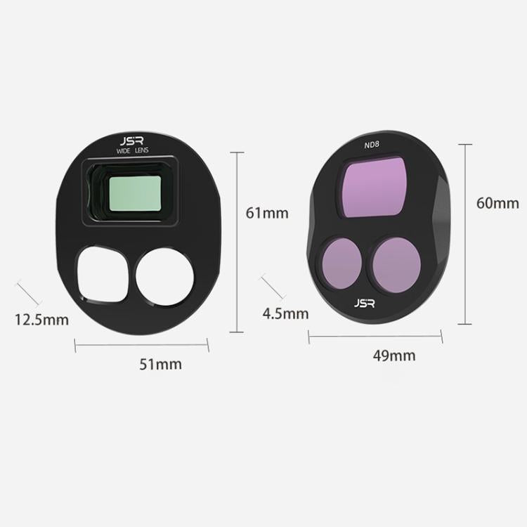 For DJI Mavic 4 Pro JSR Wide Angle Lens Aerial Lens Accessories, Style: WIDE+ND32+ND64+ND1000 - free shipping - PMC TechLife - Order now!