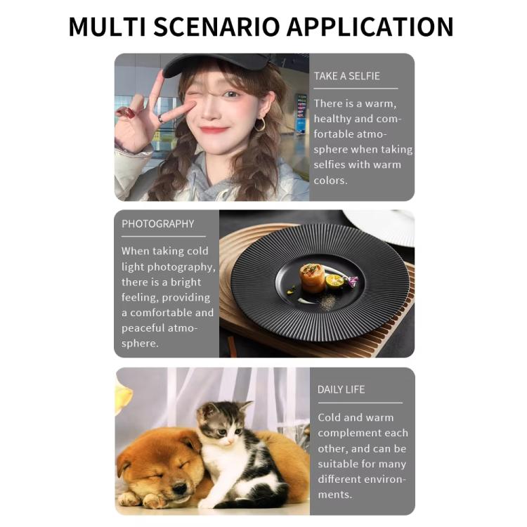 For DJI Osmo Pocket 3 JSR Fixed Frame Head Fill Light, Spec: With Black Soft 1/4 Filter - free shipping - PMC TechLife - Order now!