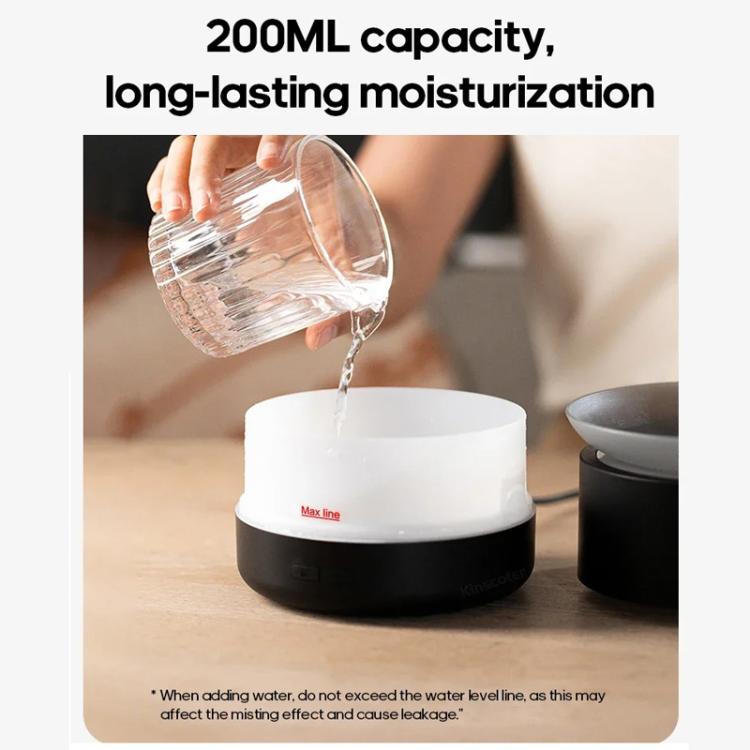 200ml Sea of Clouds Aroma Diffuser Essential Oil Humidifier with 7-Color Mood Lights USB-Powered, Color: Lava White - free shipping - PMC TechLife - Order now!