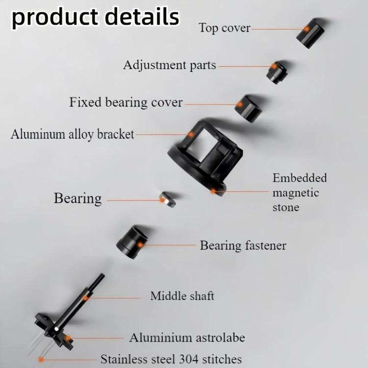 58mm Rotating Magnetic WDT Tool for Espresso Adjustable Height Coffee Needle Distributor Coffee Grounds Fluffing Tool - free shipping - PMC TechLife - Order now!