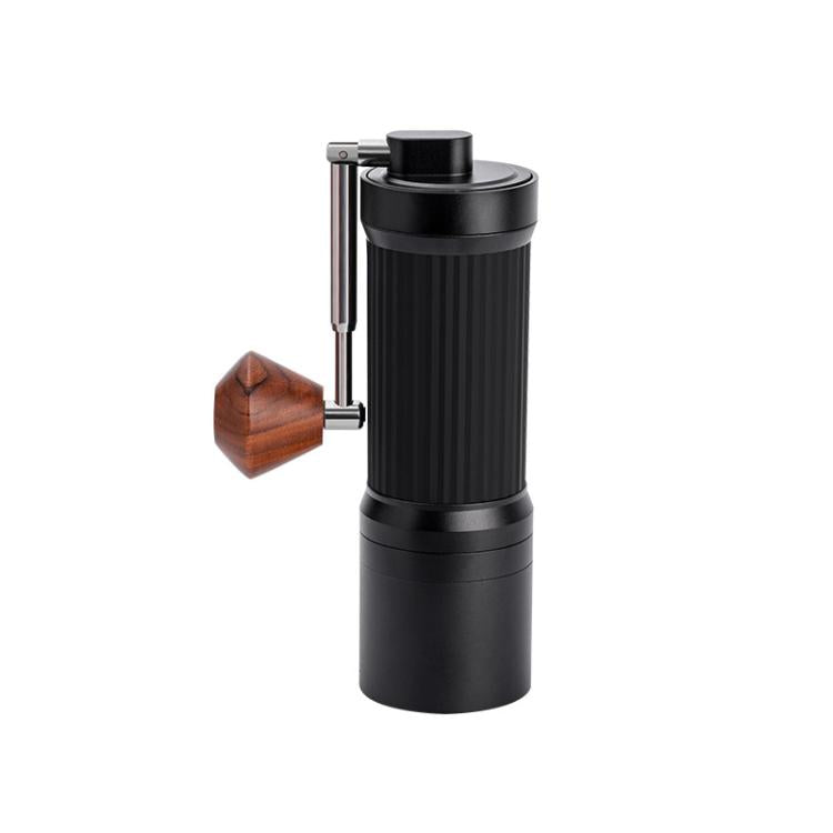 Seven Stars Manual Coffee Grinder CNC Stainless Steel Burr Foldable Hand Crank Mill for Coffee Beans(Black) - free shipping - PMC TechLife - Order now!