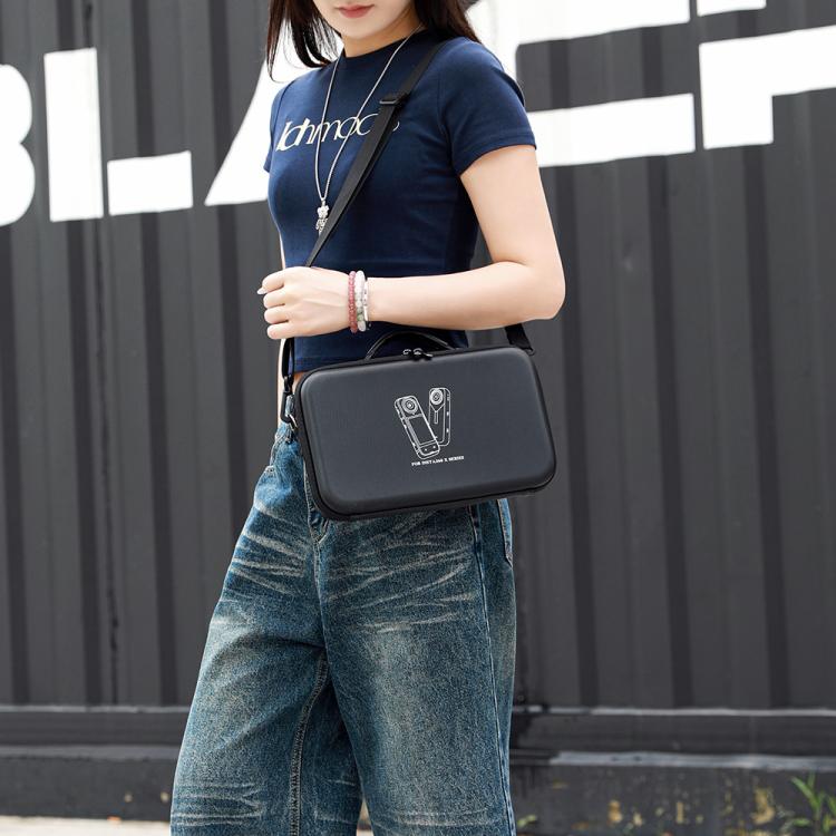 For Insta360 X5 /X4 BKANO Large Capacity Shoulder Bag Portable Handbag(Black) - free shipping - PMC TechLife - Order now!