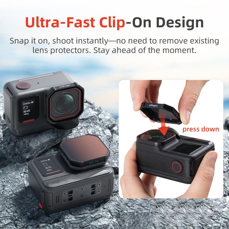 For Insta360 Ace Pro / Ace Pro 2 aMagisn AC28 Filter, Spec: ND8+ND6+ND32+ND64 - free shipping - PMC TechLife - Order now!