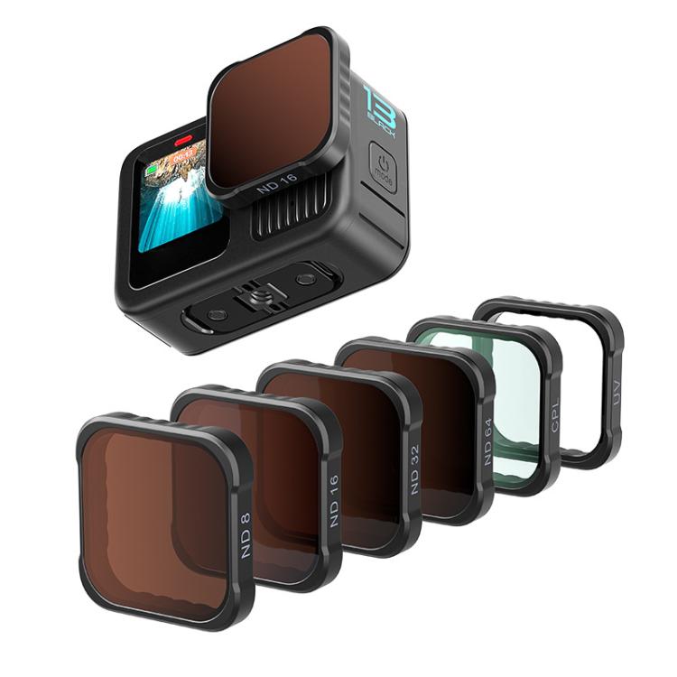 aMagisn AP26 Filter For GoPro HERO13 Black / 12 Black / 11 Black / 10 Black / 9 Black / 11Mini Black, Spec: CPL/ND8/ND16/ND32 - free shipping - PMC TechLife - Order now!