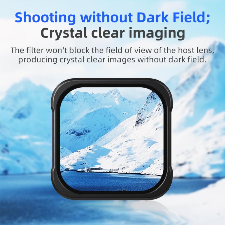 aMagisn AP26 Filter For GoPro HERO13 Black / 12 Black / 11 Black / 10 Black / 9 Black / 11Mini Black, Spec: UV - free shipping - PMC TechLife - Order now!