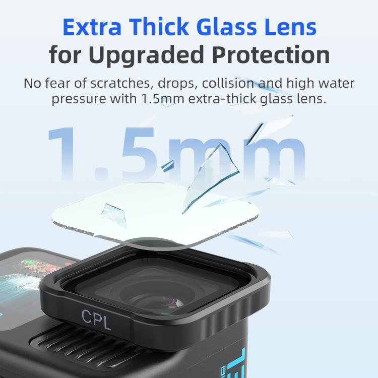 aMagisn AP26 Filter For GoPro HERO13 Black / 12 Black / 11 Black / 10 Black / 9 Black / 11Mini Black, Spec: ND8/ND16/ND32/ND64 - free shipping - PMC TechLife - Order now!