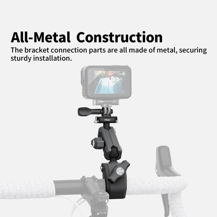 aMagisn HM07 For Insta360, DJI, GoPro Cameras Metal Arm Clamp Holder Cycling Bracket - free shipping - PMC TechLife - Order now!