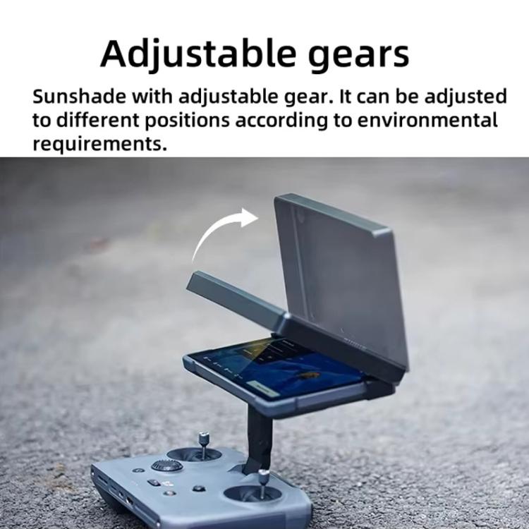 For DJI RC Pro 2 Controller CYNOVA  Sunshade Hood Adjustable Anti-Glare Shield with Multi-Angle Positioning(Black) - free shipping - PMC TechLife - Order now!