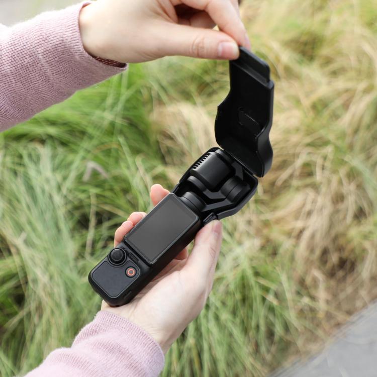 For DJI Osmo Pocket 3 Amazear Protective Case All-in-One Anti-Scratch Cover with Built-in Filter Slot(Black) - free shipping - PMC TechLife - Order now!