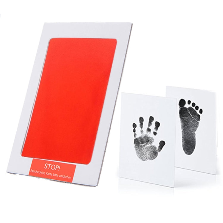 Non-Toxic Baby Handprint Footprint Imprint Souvenirs Infant Clay Toy Gifts(Red) - Baby Souvenirs by PMC TechLife | Online Shopping South Africa | PMC TechLife | Buy Now Pay Later Mobicred
