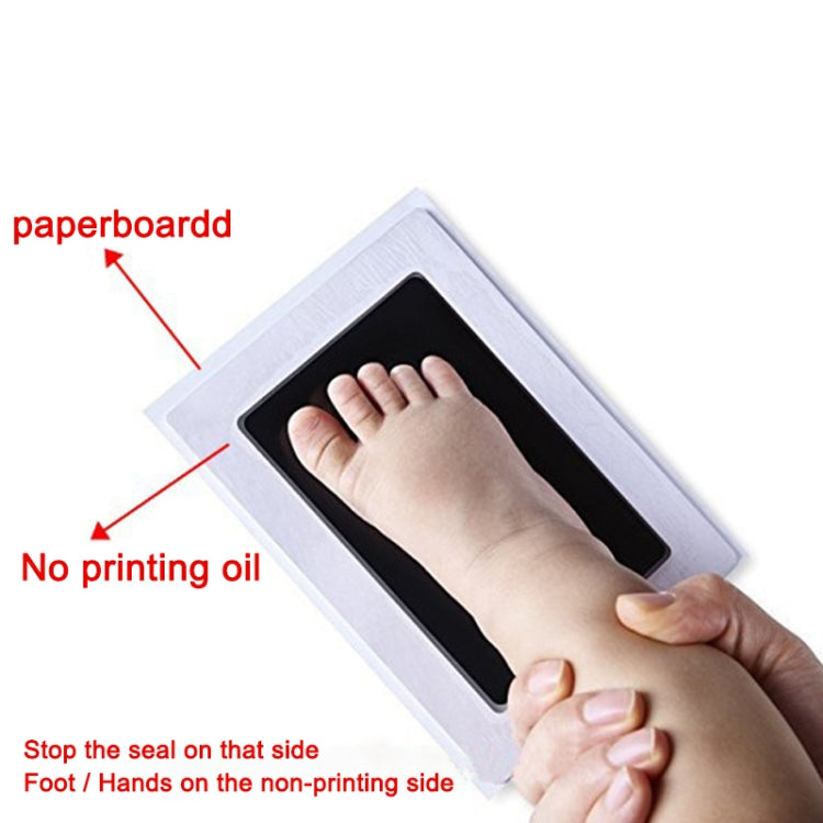 Non-Toxic Baby Handprint Footprint Imprint Souvenirs Infant Clay Toy Gifts(Red) - Baby Souvenirs by PMC TechLife | Online Shopping South Africa | PMC TechLife | Buy Now Pay Later Mobicred